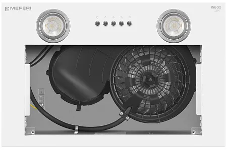 Вытяжка кухонная MEFERI INBOX45WH LIGHT, 45 см, встраиваемая, белая, производительность 650 м3/ч, 3 скорости, низкий уровень шума, режимы отвод и рециркуляция, гарантия 3 года Вытяжка кухонная MEFERI INBOX45WH LIGHT, 45 см, встраиваемая, белая, производительность 650 м3/ч, 3 скорости, низкий уровень шума, режимы отвод и рециркуляция, гарантия 3 года