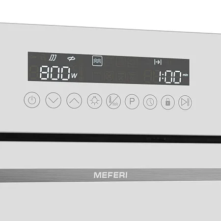 Духовой шкаф электрический MEFERI MEO608WH MICROWAVE Духовой шкаф электрический MEFERI MEO608WH MICROWAVE