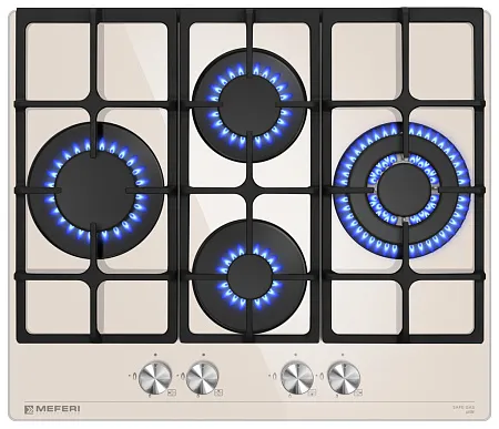 Варочная панель газовая MEFERI MGH604BG GLASS ULTRA Варочная панель газовая MEFERI MGH604BG GLASS ULTRA