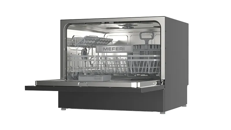 Посудомоечная машина настольная отдельностоящая MEFERI MDW4581BK FS COMPACT POWER