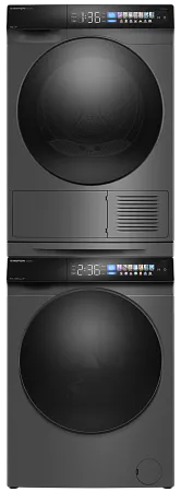 Колонна из стиральной и сушильной машин серая MEFERI MS10GR83 COMFORT Колонна из стиральной и сушильной машин серая MEFERI MS10GR83 COMFORT
