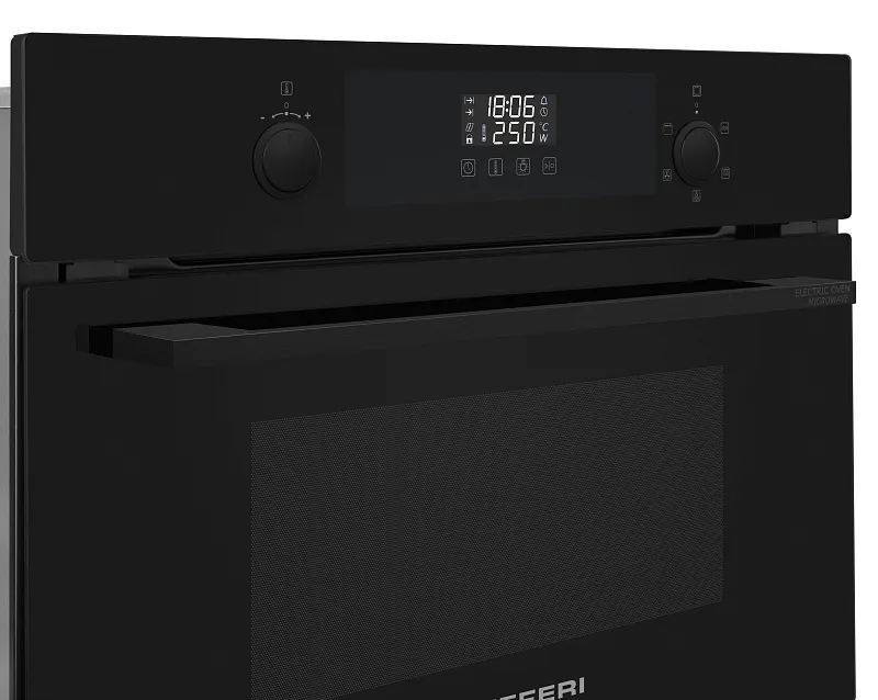 Духовой шкаф электрический MEFERI MEO607BK MICROWAVE