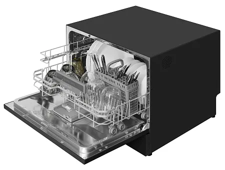 Посудомоечная машина настольная отдельностоящая MEFERI MDW4581BK FS COMPACT POWER Посудомоечная машина настольная отдельностоящая MEFERI MDW4581BK FS COMPACT POWER