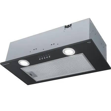 Вытяжка кухонная MEFERI INBOX60BK POWER, 60 см, встраиваемая, черная, производительность 900 м3/ч, 3 скорости, низкий уровень шума, режимы отвод и рециркуляция, гарантия 3 года Вытяжка кухонная MEFERI INBOX60BK POWER, 60 см, встраиваемая, черная, производительность 900 м3/ч, 3 скорости, низкий уровень шума, режимы отвод и рециркуляция, гарантия 3 года