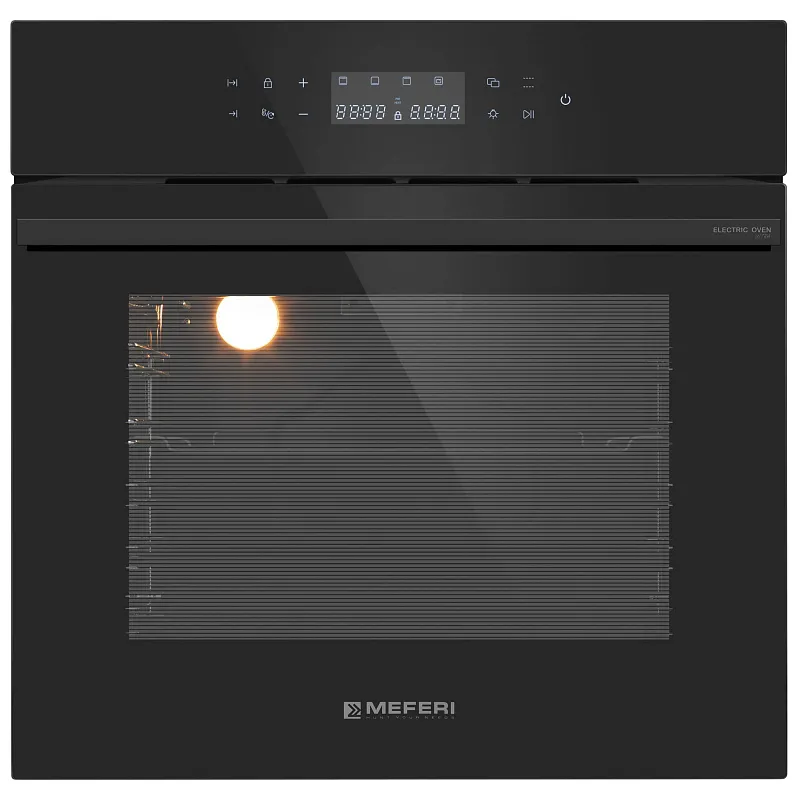 Комплект встраиваемой техники 60см черный MEFERI MS60BK73