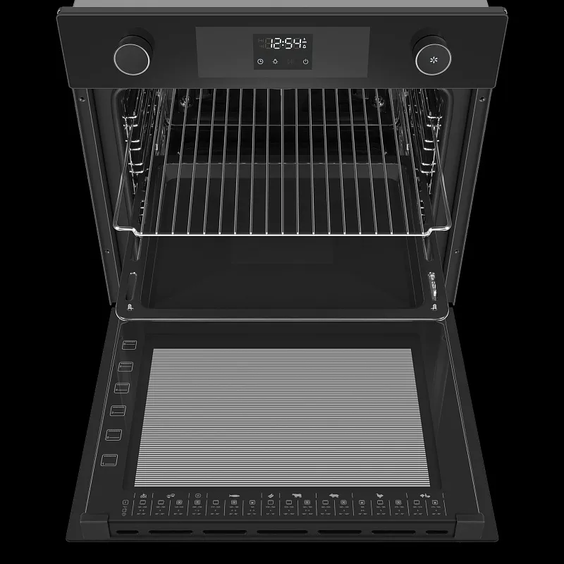 Комплект встраиваемой техники 60см черный MEFERI MS60BK22