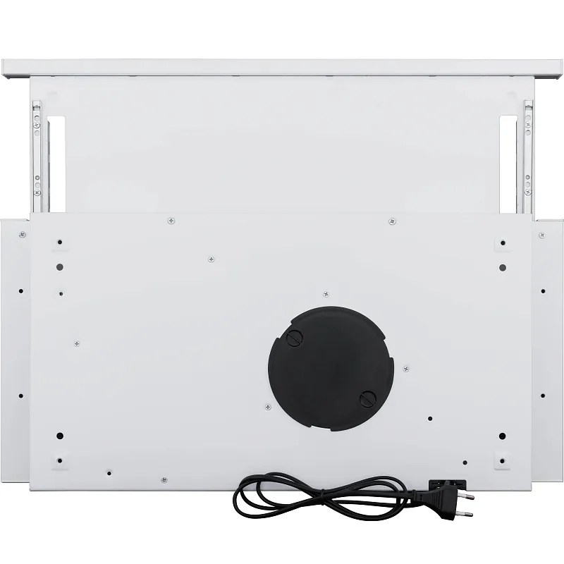 Вытяжка телескопическая кухонная MEFERI SLIDEBOX60WH LIGHT, 60 см, белая, производительность 650 м3/ч, 2 скорости, низкий уровень шума, режимы отвод и рециркуляция, гарантия 3 года