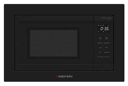 Микроволновая печь встраиваемая MEFERI MMO6020BK COMFORT Микроволновая печь встраиваемая MEFERI MMO6020BK COMFORT