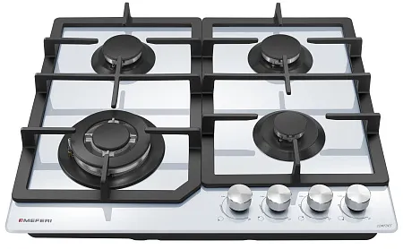 Варочная панель газовая MEFERI MGH604WH GLASS COMFORT_U (Уценка) Варочная панель газовая MEFERI MGH604WH GLASS COMFORT_U (Уценка)