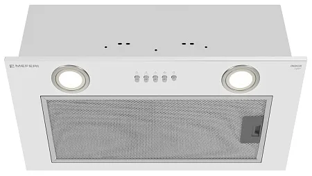 Вытяжка кухонная MEFERI INBOX52WH LIGHT, 52 см, встраиваемая, белая, производительность 650 м3/ч, 3 скорости, низкий уровень шума, режимы отвод и рециркуляция, гарантия 3 года Вытяжка кухонная MEFERI INBOX52WH LIGHT, 52 см, встраиваемая, белая, производительность 650 м3/ч, 3 скорости, низкий уровень шума, режимы отвод и рециркуляция, гарантия 3 года