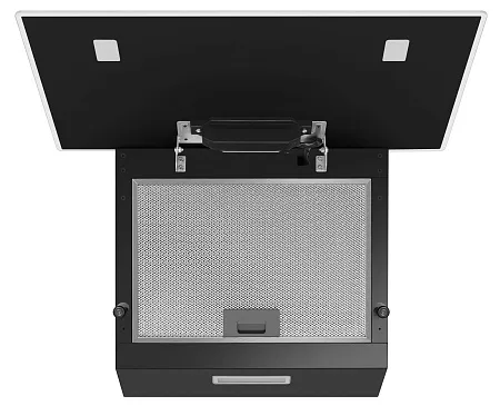 Вытяжка кухонная MEFERI AIRBOX60BK LIGHT, 60 см, наклонная, черная, стекло, производительность 650 м3/ч, 3 скорости, низкий уровень шума, режимы отвод и рециркуляция, гарантия 3 года Вытяжка кухонная MEFERI AIRBOX60BK LIGHT, 60 см, наклонная, черная, стекло, производительность 650 м3/ч, 3 скорости, низкий уровень шума, режимы отвод и рециркуляция, гарантия 3 года