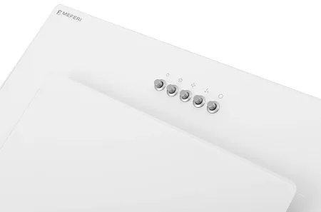 Вытяжка кухонная MEFERI AIRBOX60WH POWER, 60 см, наклонная, белая, стекло, производительность 900 м3/ч, 3 скорости, низкий уровень шума, режимы отвод и рециркуляция, гарантия 3 года Вытяжка кухонная MEFERI AIRBOX60WH POWER, 60 см, наклонная, белая, стекло, производительность 900 м3/ч, 3 скорости, низкий уровень шума, режимы отвод и рециркуляция, гарантия 3 года