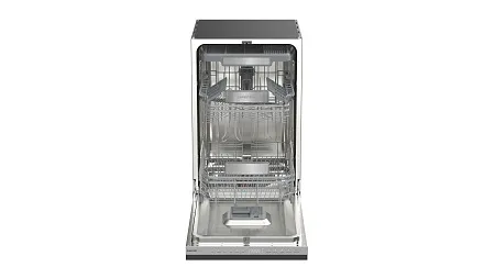 Посудомоечная машина узкая встраиваемая с инвертором MEFERI MDW4593 LUXE, 45 см, 10 комплектов посуды, автооткрывание дверцы, аквастоп, проекция обратного отсчёта времени, внутренняя подсветка, половинная загрузка, таймер Посудомоечная машина узкая встраиваемая с инвертором MEFERI MDW4593 LUXE, 45 см, 10 комплектов посуды, автооткрывание дверцы, аквастоп, проекция обратного отсчёта времени, внутренняя подсветка, половинная загрузка, таймер