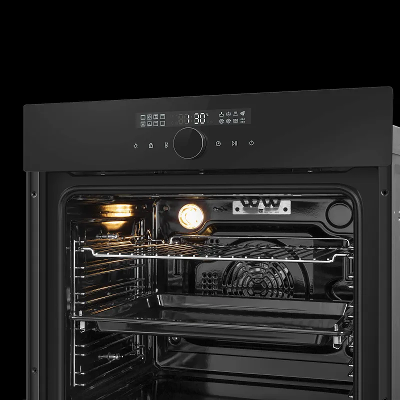 Комплект встраиваемой техники 60см черный MEFERI MS60BK43