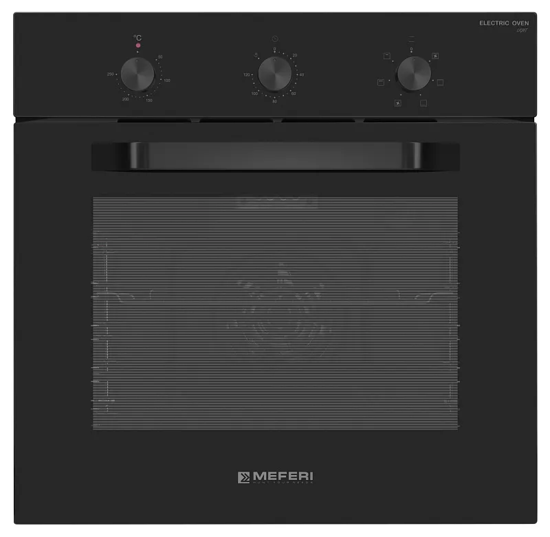 Духовой шкаф электрический MEFERI MEO606BK LIGHT - изображение dukhovoy_shkaf_elektricheskiy_meo606bk_light  