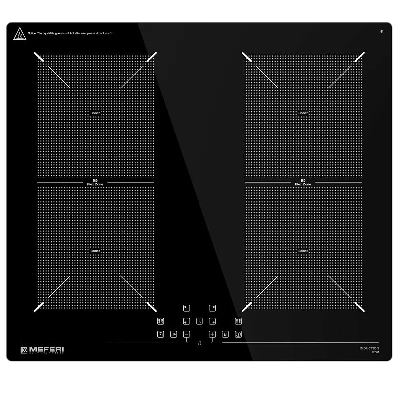 Варочная панель индукционная MEFERI MIH604BK ULTRA - изображение varochnaya_panel_induktsionnaya_mih604bk_ultra  