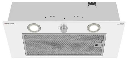 Вытяжка кухонная MEFERI INBOX60WH PUSH COMFORT, 60 см, встраиваемая, белая, производительность 950 м3/ч, 3 скорости, с утапливаемым переключателем, низкий уровень шума, режимы отвод и рециркуляция, гарантия 3 года Вытяжка кухонная MEFERI INBOX60WH PUSH COMFORT, 60 см, встраиваемая, белая, производительность 950 м3/ч, 3 скорости, с утапливаемым переключателем, низкий уровень шума, режимы отвод и рециркуляция, гарантия 3 года