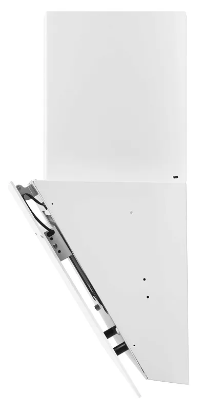 Вытяжка кухонная MEFERI AIRBOX60WH ULTRA, 60 см, наклонная, белая, стекло, производительность 1100 м3/ч, 3 скорости, низкий уровень шума, режимы отвод и рециркуляция, гарантия 3 года