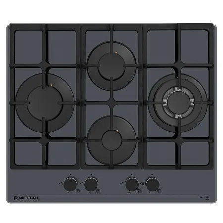Варочная панель газовая MEFERI MGH604GR GLASS ULTRA Варочная панель газовая MEFERI MGH604GR GLASS ULTRA