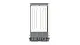 Посудомоечная машина узкая встраиваемая с инвертором MEFERI MDW4593 LUXE, 45 см, 10 комплектов посуды, аквастоп, проекция обратного отсчёта времени, внутренняя подсветка, половинная загрузка, таймер