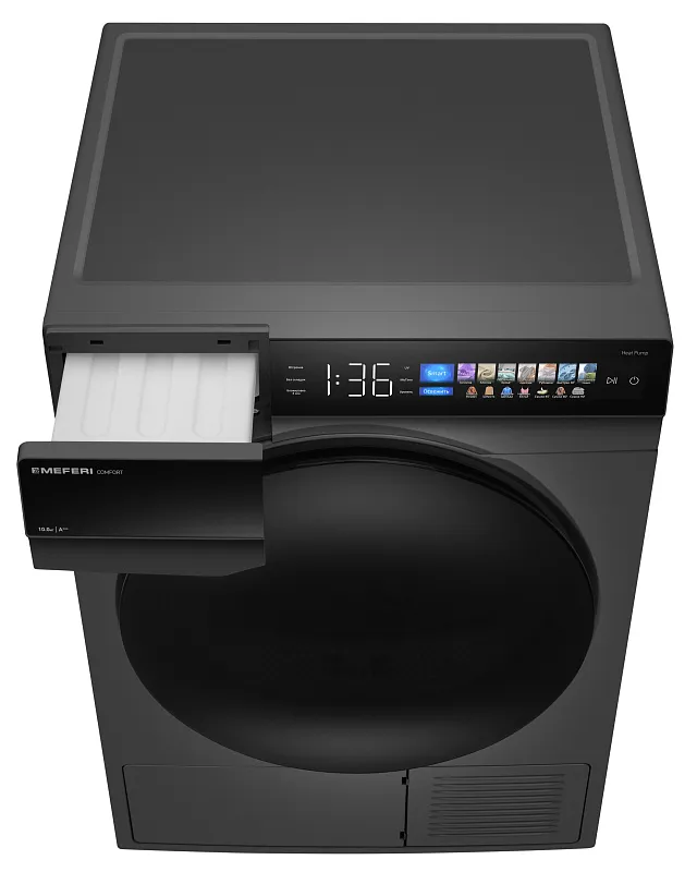 Сушильная машина с инвертором и тепловым насосом MEFERI MDR1016GR HP COMFORT
