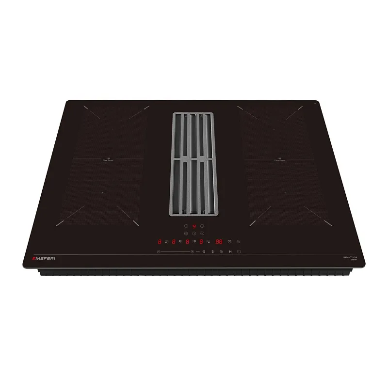 Варочная панель индукционная с вытяжкой MEFERI XSMART75BK COMFORT