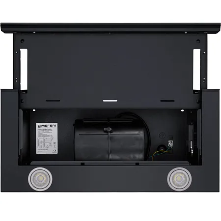 Вытяжка телескопическая кухонная MEFERI SLIDEBOX60BK GLASS ULTRA, 60 см, черная, стекло, производительность 850 м3/ч, 2 скорости, низкий уровень шума, режимы отвод и рециркуляция, гарантия 3 года Вытяжка телескопическая кухонная MEFERI SLIDEBOX60BK GLASS ULTRA, 60 см, черная, стекло, производительность 850 м3/ч, 2 скорости, низкий уровень шума, режимы отвод и рециркуляция, гарантия 3 года