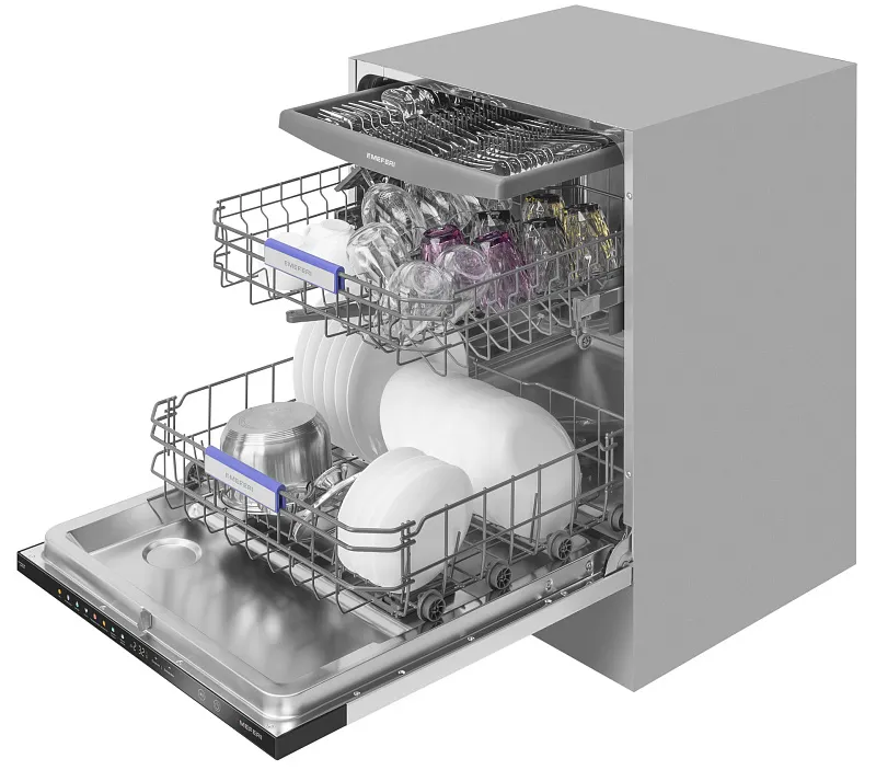 Посудомоечная машина встраиваемая с инвертором MEFERI MDW6083 COMFORT