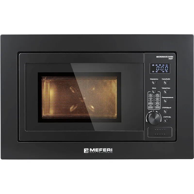 Микроволновая печь встраиваемая MEFERI MMO6020BK POWER
