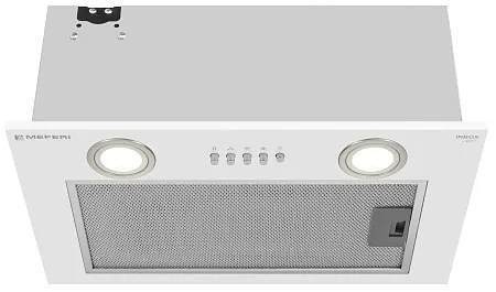 Вытяжка кухонная MEFERI INBOX45WH LIGHT, 45 см, встраиваемая, белая, производительность 650 м3/ч, 3 скорости, низкий уровень шума, режимы отвод и рециркуляция, гарантия 3 года Вытяжка кухонная MEFERI INBOX45WH LIGHT, 45 см, встраиваемая, белая, производительность 650 м3/ч, 3 скорости, низкий уровень шума, режимы отвод и рециркуляция, гарантия 3 года