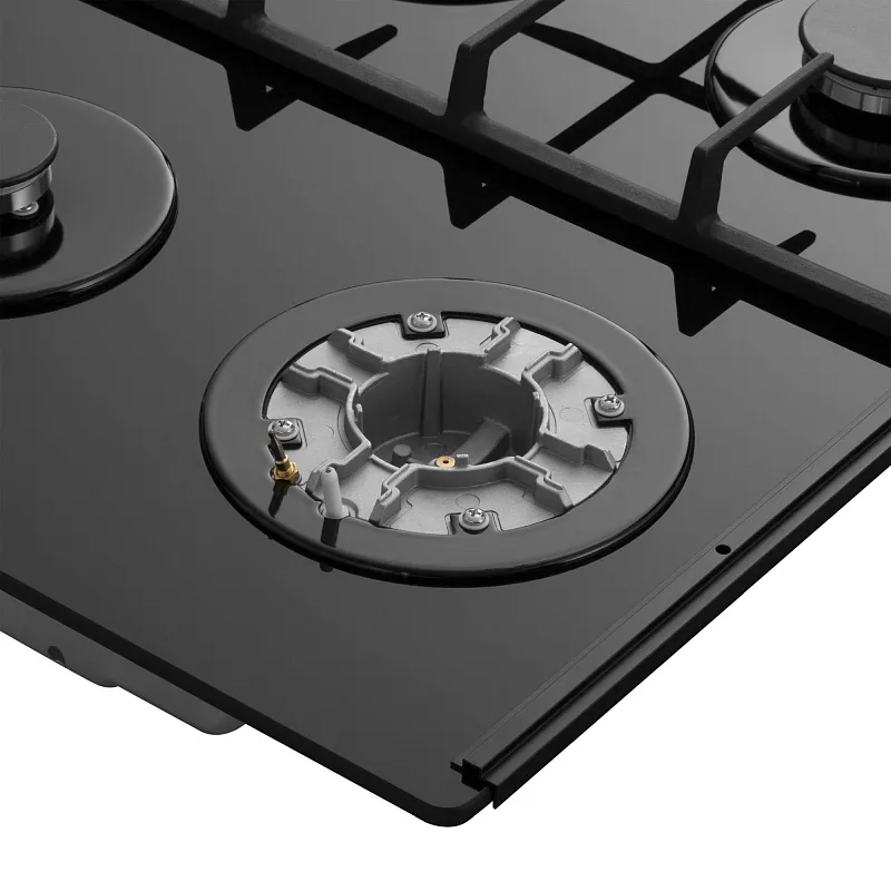 Варочная панель газовая MEFERI MGH604BK GLASS POWER