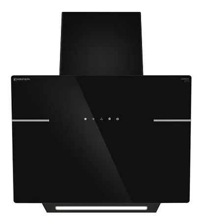 Вытяжка кухонная MEFERI AIRBOX60BK ULTRA, 60 см, наклонная, черная, стекло, производительность 1100 м3/ч, 3 скорости, низкий уровень шума, режимы отвод и рециркуляция, гарантия 3 года Вытяжка кухонная MEFERI AIRBOX60BK ULTRA, 60 см, наклонная, черная, стекло, производительность 1100 м3/ч, 3 скорости, низкий уровень шума, режимы отвод и рециркуляция, гарантия 3 года