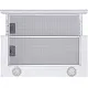 Вытяжка телескопическая кухонная MEFERI SLIDEBOX60WH GLASS ULTRA, 60 см, белая, стекло, производительность 850 м3/ч, 2 скорости, низкий уровень шума, режимы отвод и рециркуляция, гарантия 3 года