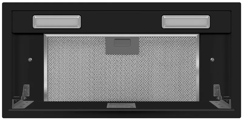 Вытяжка кухонная MEFERI INBOX60BK COMFORT PLUS, 60 см, встраиваемая, черная, производительность 1200 м3/ч, 3 скорости, низкий уровень шума, режимы отвод и рециркуляция, гарантия 3 года