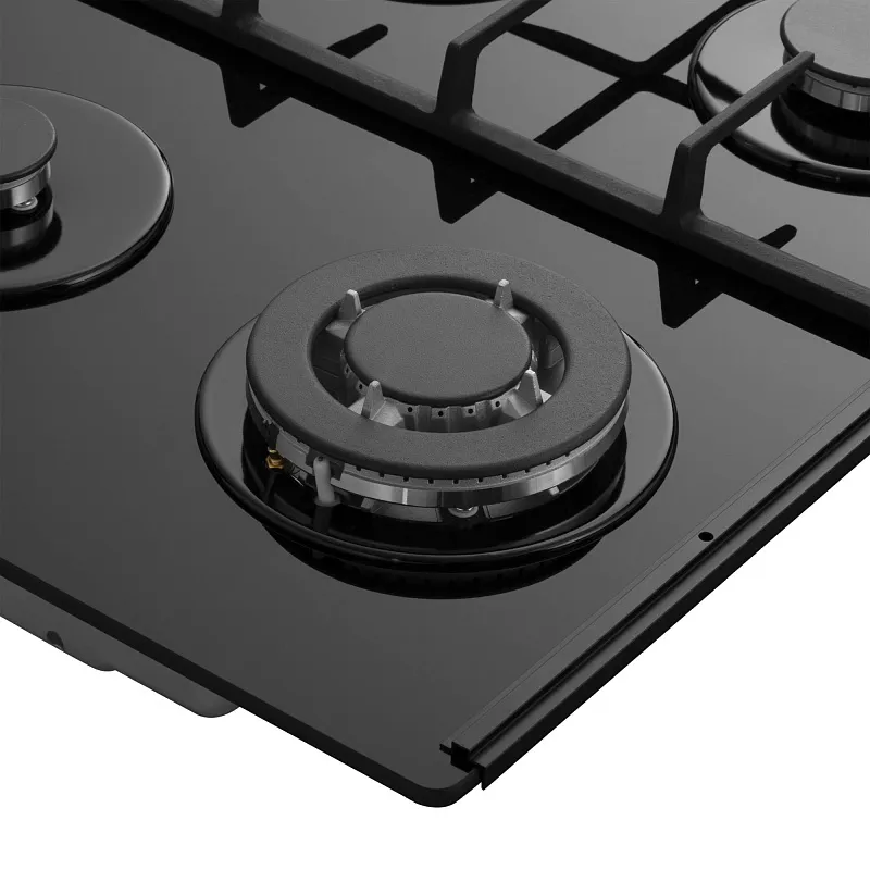 Варочная панель газовая MEFERI MGH604BK GLASS POWER