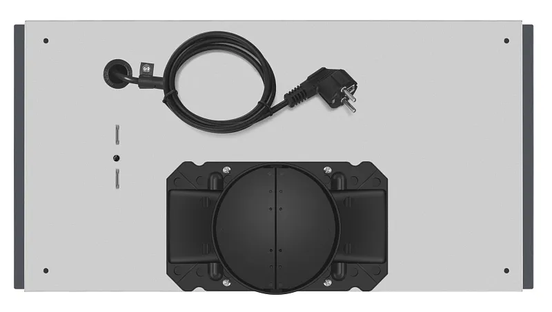 Вытяжка кухонная MEFERI INBOX60GR GLASS ULTRA, 60 см, встраиваемая, серая, стекло, производительность 900 м3/ч, 3 скорости, низкий уровень шума, режимы отвод и рециркуляция, гарантия 3 года