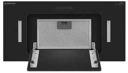 Вытяжка кухонная MEFERI INBOX60BK MATT GLASS ULTRA, 60 см, встраиваемая, черная, матовое стекло, производительность 900 м3/ч, 3 скорости, низкий уровень шума, режимы отвод и рециркуляция, гарантия 3 года Вытяжка кухонная MEFERI INBOX60BK MATT GLASS ULTRA, 60 см, встраиваемая, черная, матовое стекло, производительность 900 м3/ч, 3 скорости, низкий уровень шума, режимы отвод и рециркуляция, гарантия 3 года