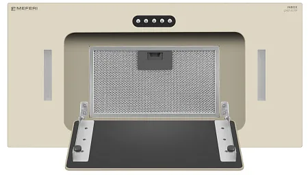 Вытяжка кухонная MEFERI INBOX60BG GLASS ULTRA, 60 см, встраиваемая, бежевая, стекло, производительность 900 м3/ч, 3 скорости, низкий уровень шума, режимы отвод и рециркуляция, гарантия 3 года Вытяжка кухонная MEFERI INBOX60BG GLASS ULTRA, 60 см, встраиваемая, бежевая, стекло, производительность 900 м3/ч, 3 скорости, низкий уровень шума, режимы отвод и рециркуляция, гарантия 3 года