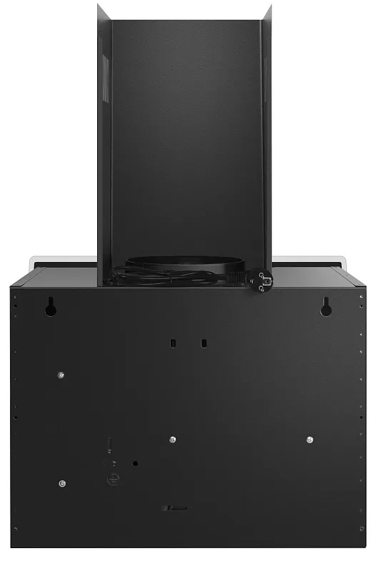 Вытяжка кухонная MEFERI AIRBOX45BK LIGHT, 45 см, наклонная, черная, стекло, производительность 650 м3/ч, 3 скорости, низкий уровень шума, режимы отвод и рециркуляция, гарантия 3 года