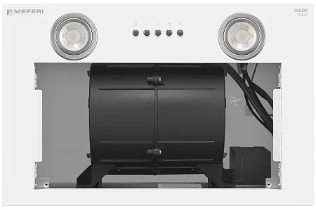 Вытяжка кухонная MEFERI INBOX45WH POWER, 45 см, встраиваемая, белая, производительность 900 м3/ч, 3 скорости, низкий уровень шума, режимы отвод и рециркуляция, гарантия 3 года Вытяжка кухонная MEFERI INBOX45WH POWER, 45 см, встраиваемая, белая, производительность 900 м3/ч, 3 скорости, низкий уровень шума, режимы отвод и рециркуляция, гарантия 3 года
