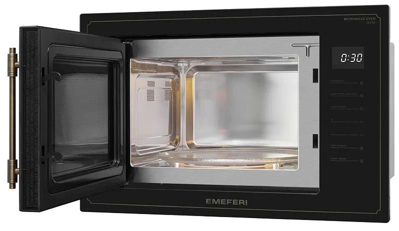 Комплект встраиваемой техники MEFERI 60см черный MS60BK77