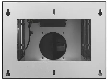 Вытяжка кухонная кубическая островная MEFERI ROOMBOX40IX ISLA COMFORT Вытяжка кухонная кубическая островная MEFERI ROOMBOX40IX ISLA COMFORT