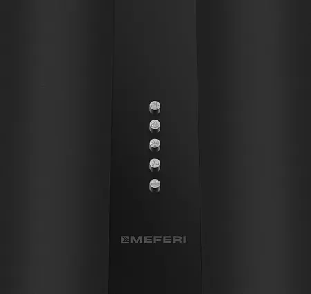 Вытяжка кухонная цилиндрическая островная MEFERI TUBE40BK ISLA POWER, 40 см, черная, производительность 850 м3/ч, 3 скорости, низкий уровень шума, режимы отвод и рециркуляция, гарантия 3 года Вытяжка кухонная цилиндрическая островная MEFERI TUBE40BK ISLA POWER, 40 см, черная, производительность 850 м3/ч, 3 скорости, низкий уровень шума, режимы отвод и рециркуляция, гарантия 3 года