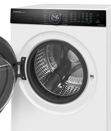 Стиральная машина с сушкой 2 в 1, инвертором и паром MEFERI MFWD1071216WH COMFORT PLUS отдельностоящая белая, с прямым приводом, загрузка 10 кг стирка, 7 кг сушка Стиральная машина с сушкой 2 в 1, инвертором и паром MEFERI MFWD1071216WH COMFORT PLUS отдельностоящая белая, с прямым приводом, загрузка 10 кг стирка, 7 кг сушка