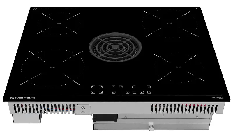 Варочная панель индукционная с вытяжкой MEFERI XSMART60BK POWER