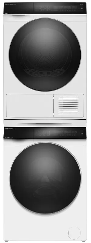 Колонна из стиральной и сушильной машин белая MEFERI MS10WH82 COMFORT
