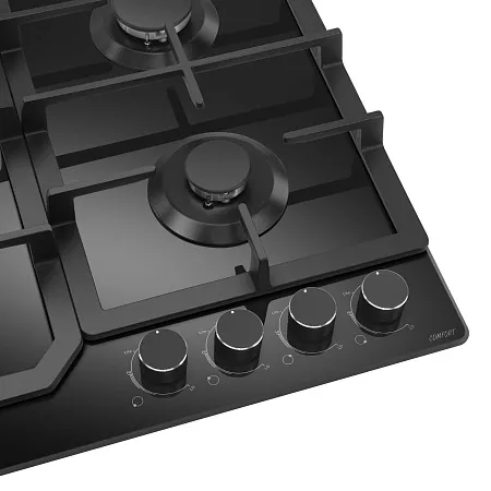 Варочная панель газовая MEFERI MGH604BK GLASS COMFORT Варочная панель газовая MEFERI MGH604BK GLASS COMFORT