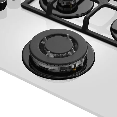 Варочная панель газовая MEFERI MGH604WH GLASS ULTRA Варочная панель газовая MEFERI MGH604WH GLASS ULTRA