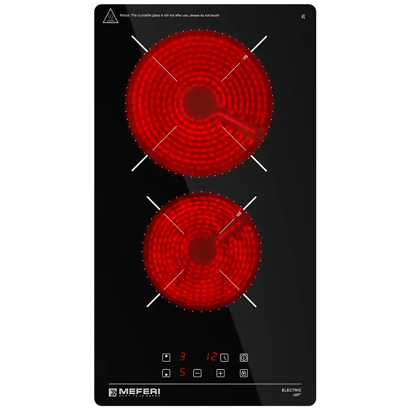 Варочная панель электрическая MEFERI MEH302BK LIGHT - изображение varochnaya_panel_elektricheskaya_meh302bk_light  