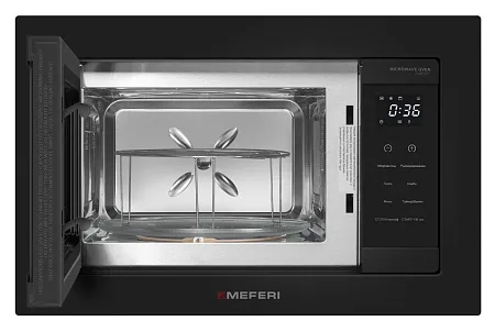 Микроволновая печь встраиваемая MEFERI MMO6020BK COMFORT Микроволновая печь встраиваемая MEFERI MMO6020BK COMFORT